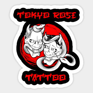 Smile Now, Cry Later Hannya Sticker